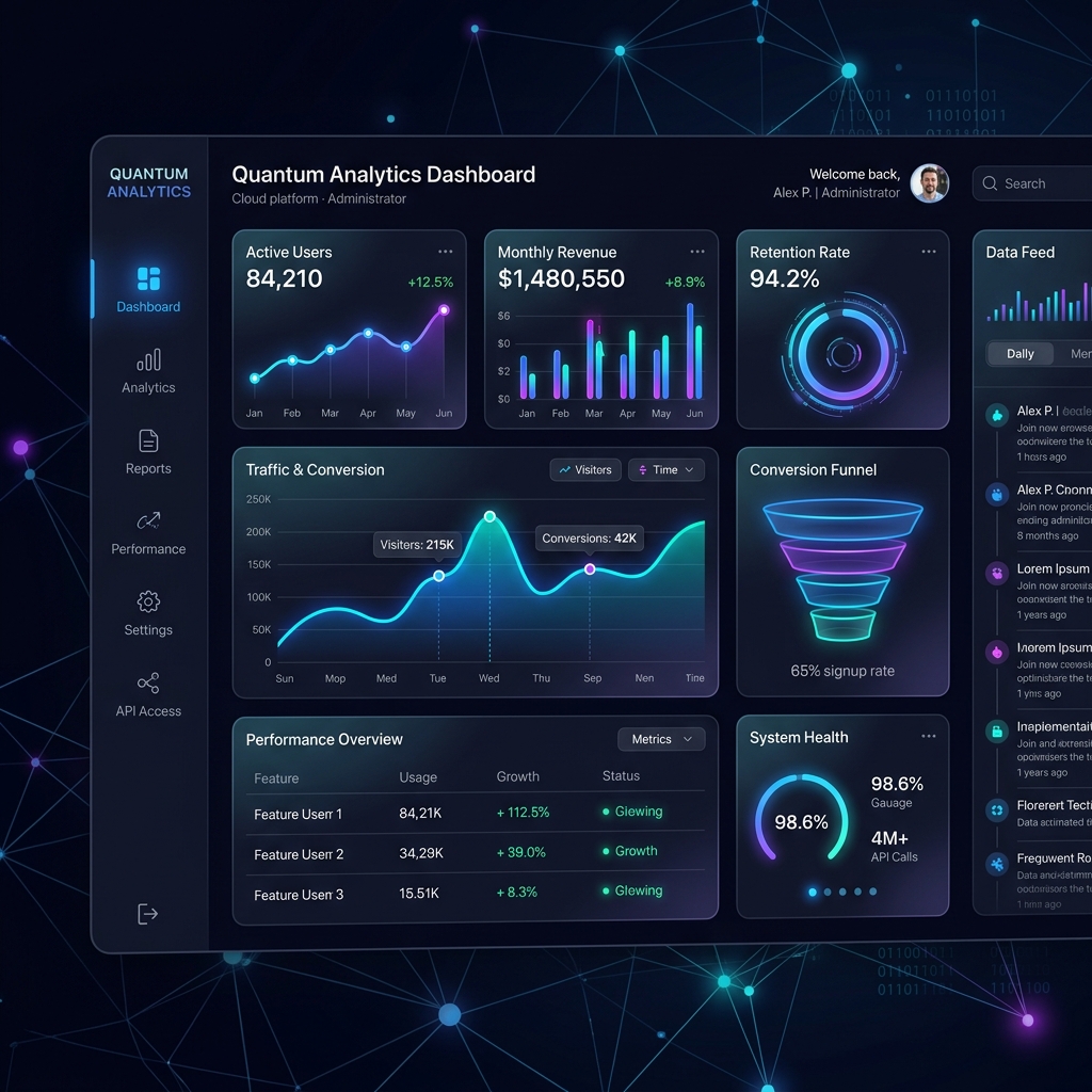 HS Web Solutions Dashboard Preview